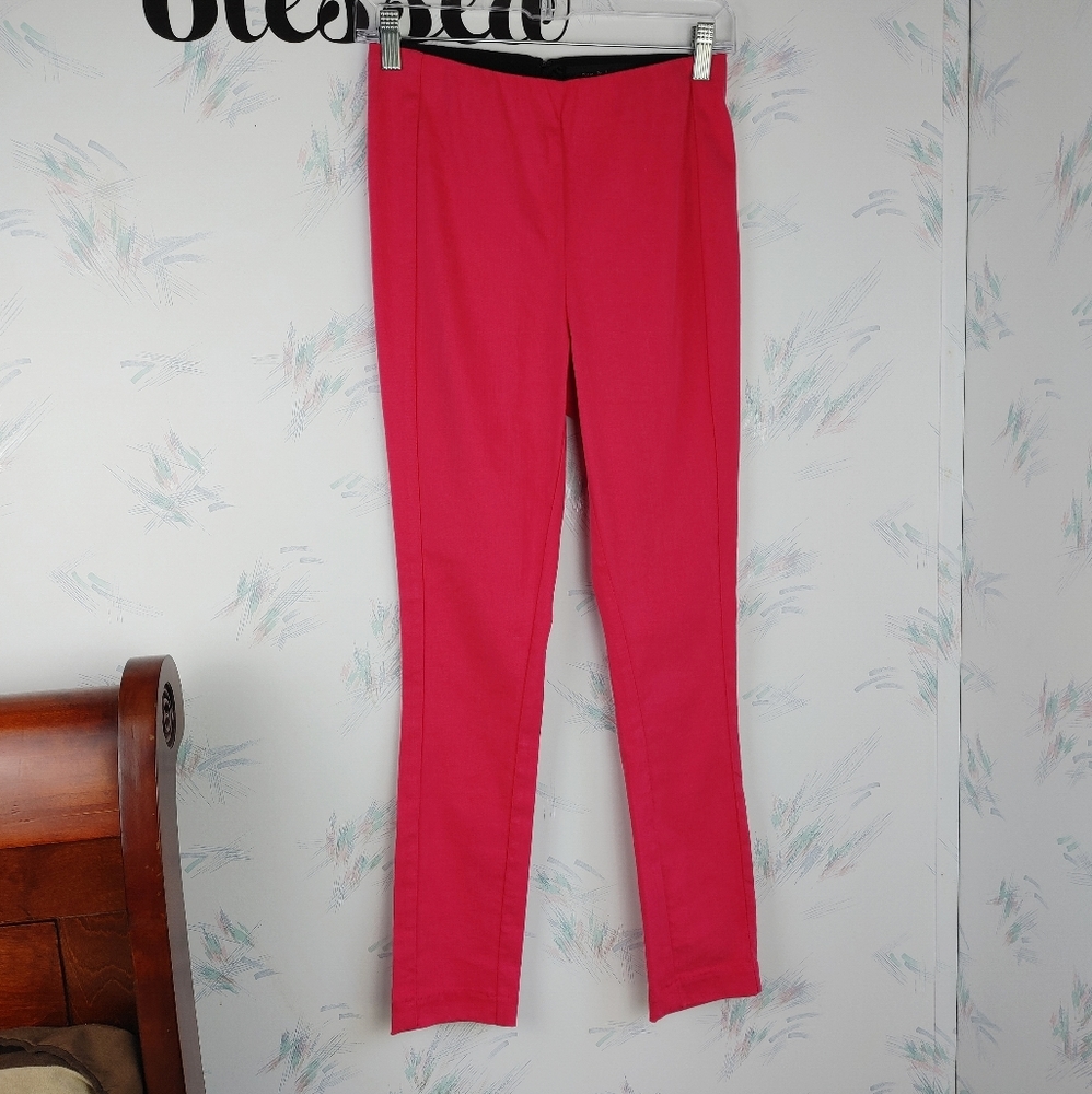 Rag & Bone Simone Bright Rose Crop Leggings 4